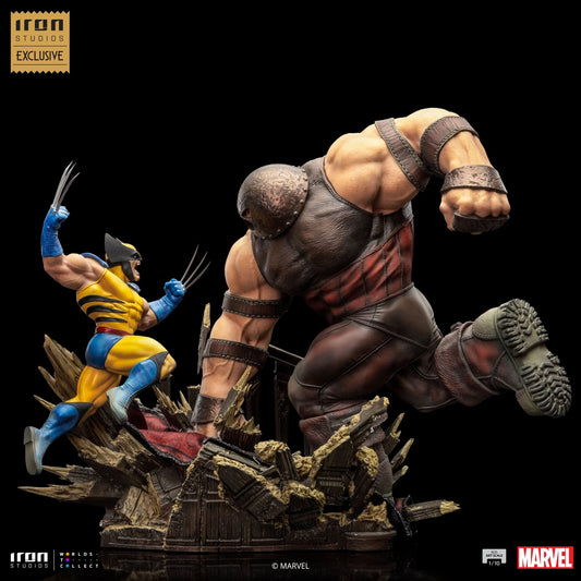 Wolverine vs Juggernaut Statue – X-Men – Art Scale 1/10 – Marvel Comics