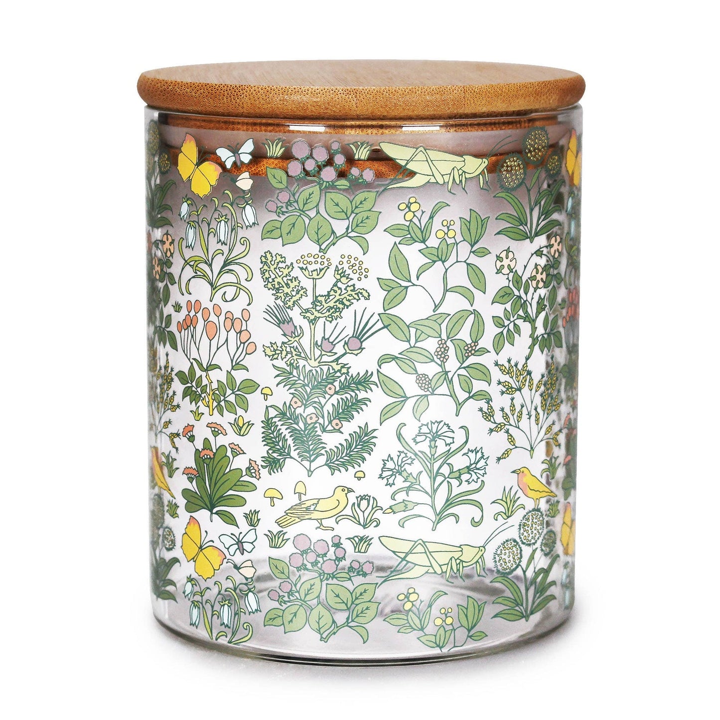 William Morris Glass Food Storage Container - Botanical Garden