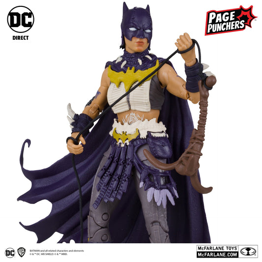 batgirl 7 figure with batman fighting the frozen comic page punchers