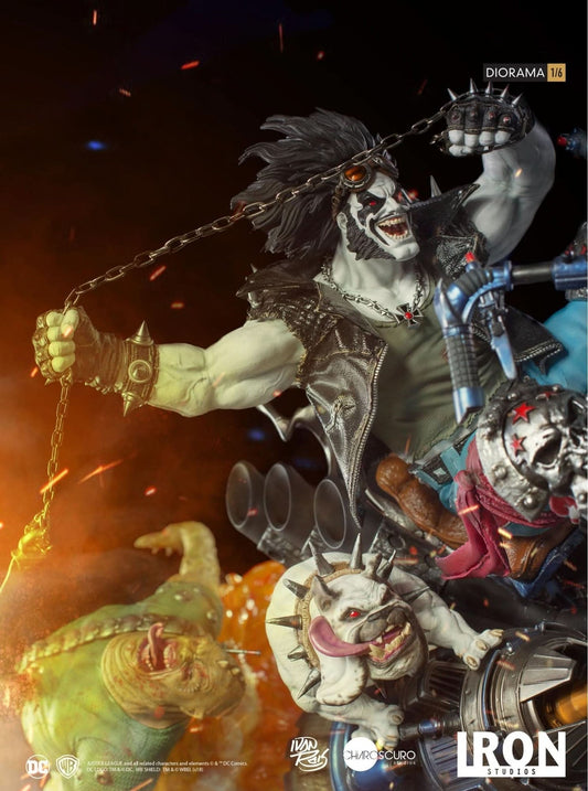 Statue Lobo 1/6 Diorama - Von Ivan Reis - DC Comics