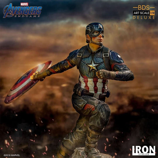 Statue Captain America Deluxe - Avengers: Endgame - Art Scale 1/10 - Marvel Comics
