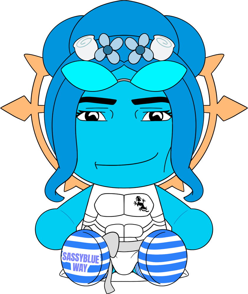 Sassy Blue Plush (9in)