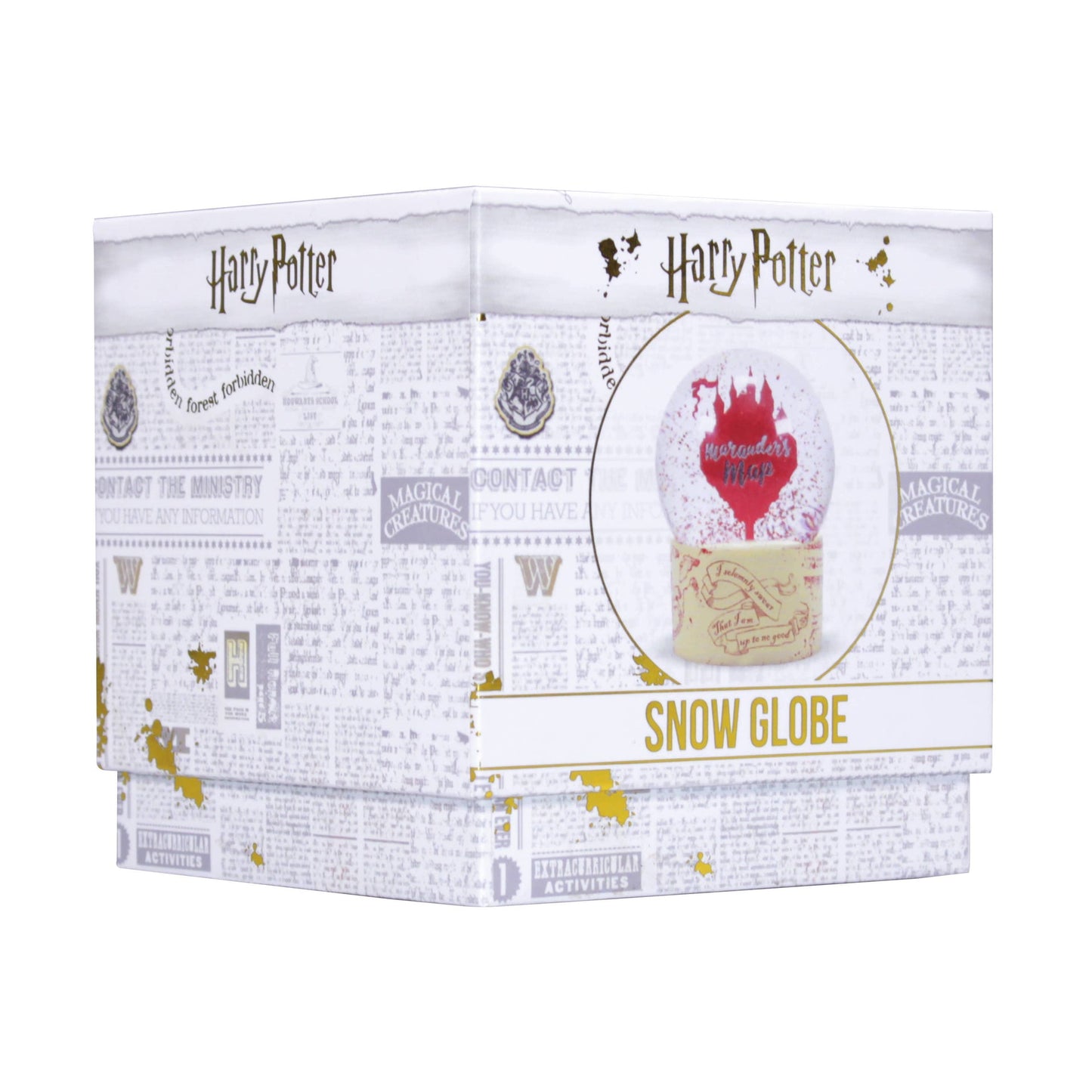 Boule à neige Harry Potter - Carte du Maraudeur 65 mm
