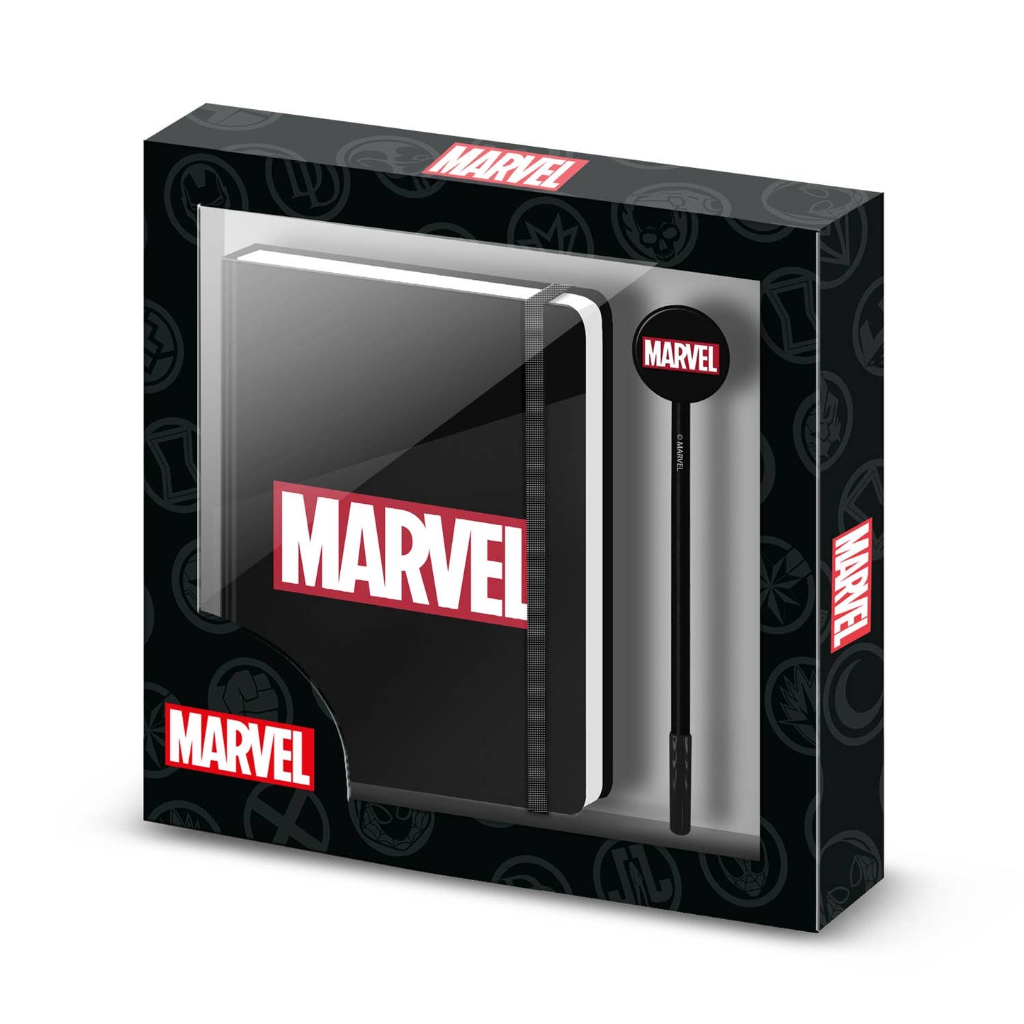 Coffret Journal + Stylo Marvel « Comics »