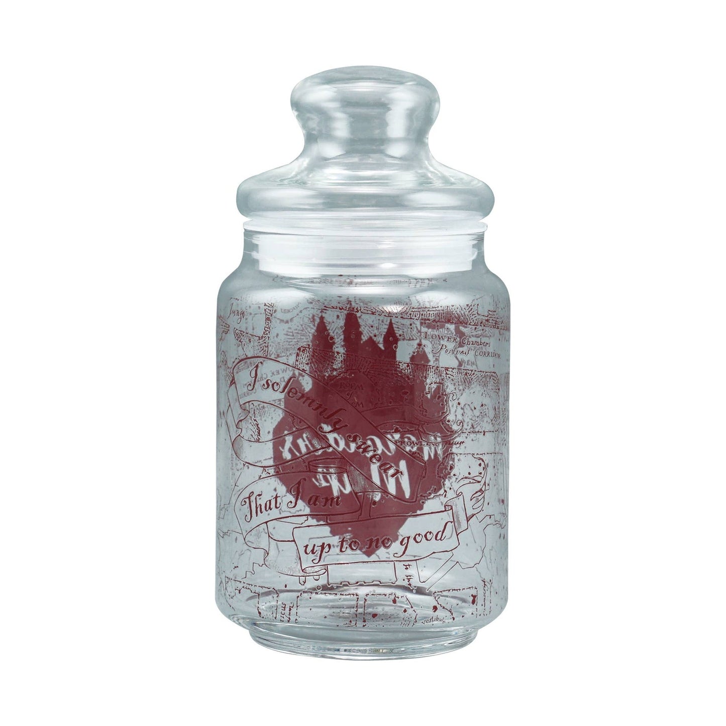 Pot à bonbons en verre Harry Potter - Carte du Maraudeur 750 ml