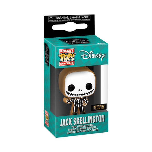 Funko Pop! Keychain Jack Skellington Gingerbread (SE) – L'Étrange Noël de monsieur Jack