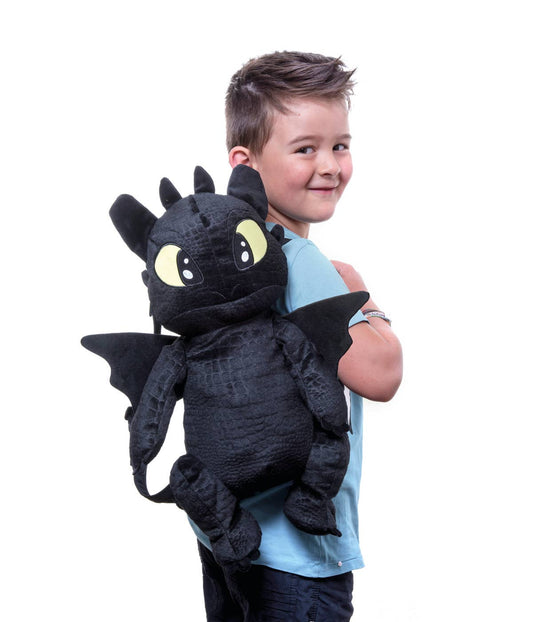 Rucksack mit Plüschdrachen – Ohnezahn