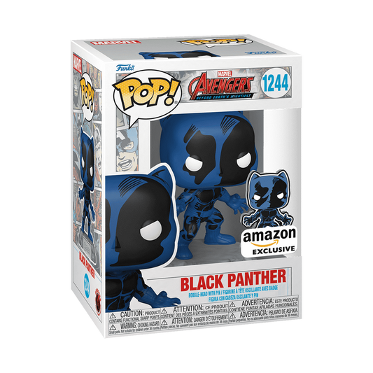 Funko Pop! Black Panther avec Pin's – Avengers
