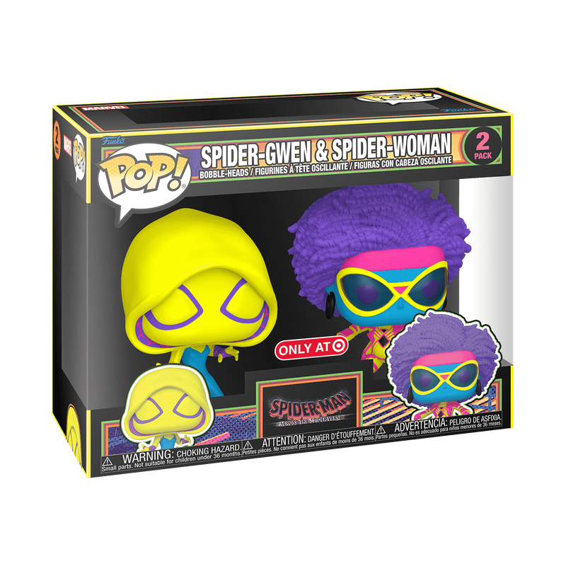 Pop! Spider-Gwen & Spider-Woman (Schwarzlicht) 2er-Pack