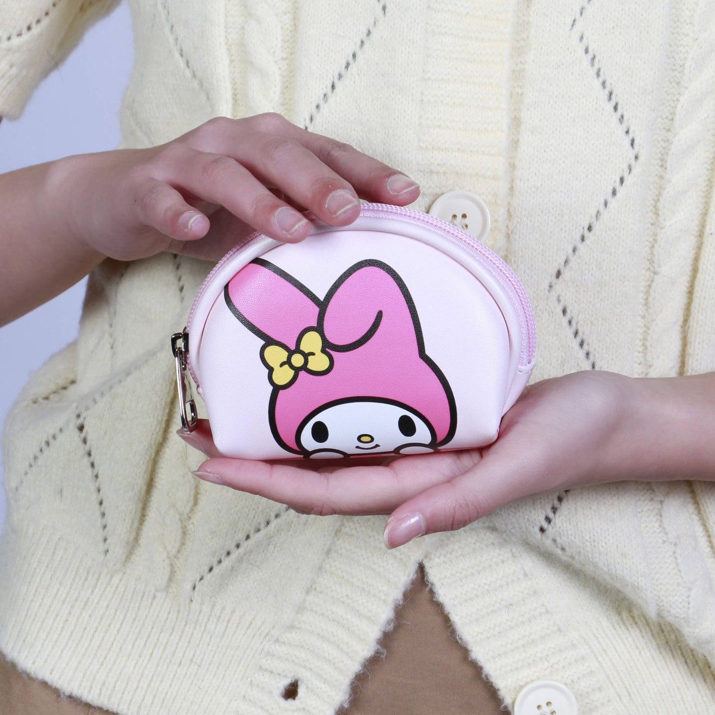 Porte-Monnaie Ovale Casual Hello Kitty « My Melody » – Rose