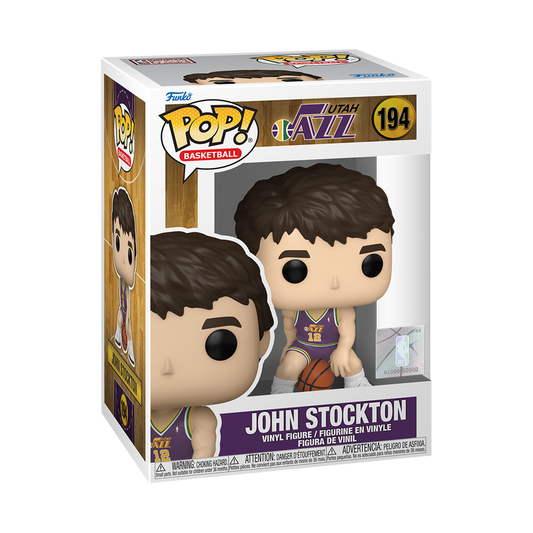 Pop! John Stockton avec Maillot Violet