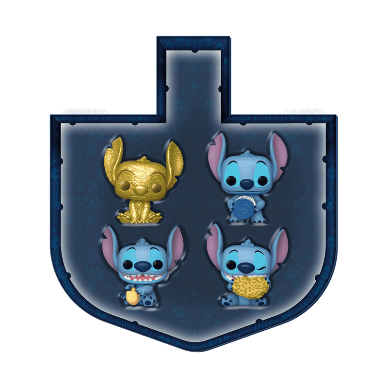 Funko Pocket Pop! Happy Hanukkah Stitch 4-Pack – Lilo et Stitch