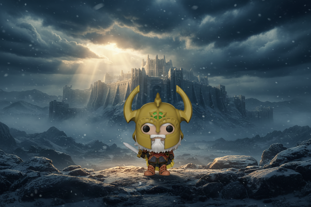 Funko Pop! Helm Poing de Marteau – Le Seigneur Des Anneaux