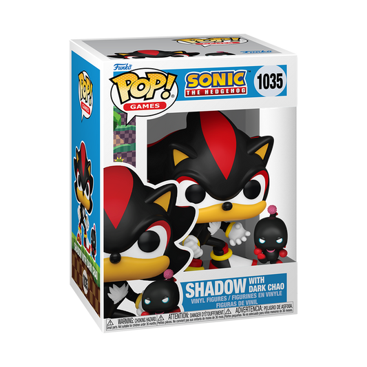 Funko Pop! & Buddy Shadow avec Dark Chao – Sonic the Hedgehog