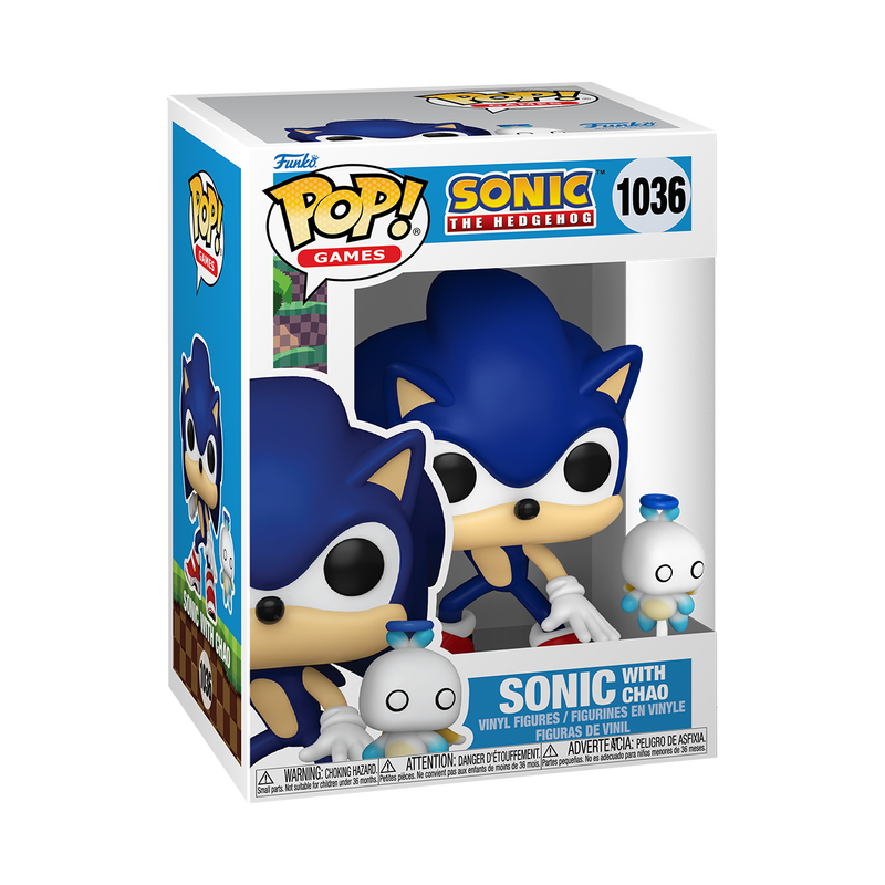 Funko Pop! & Buddy Sonic avec Chao – Sonic the Hedgehog