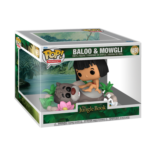 Funko Pop! Moment Baloo & Mowgli – Disney