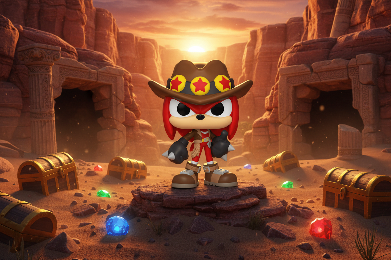 Funko Pop! Knuckles Chasseur de trésors – Sonic the Hedgehog