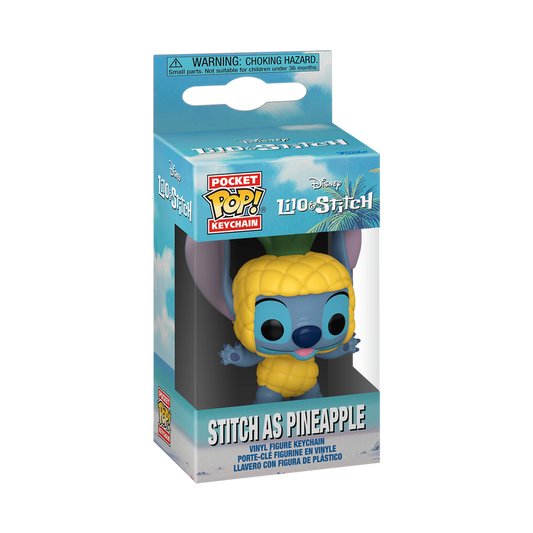 Funko Pop! Keychain Stitch en Ananas – Lilo et Stitch