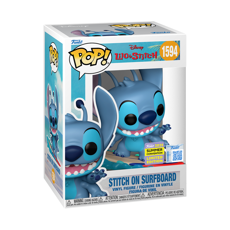 Pop! Stitch sur Planche de Surf
