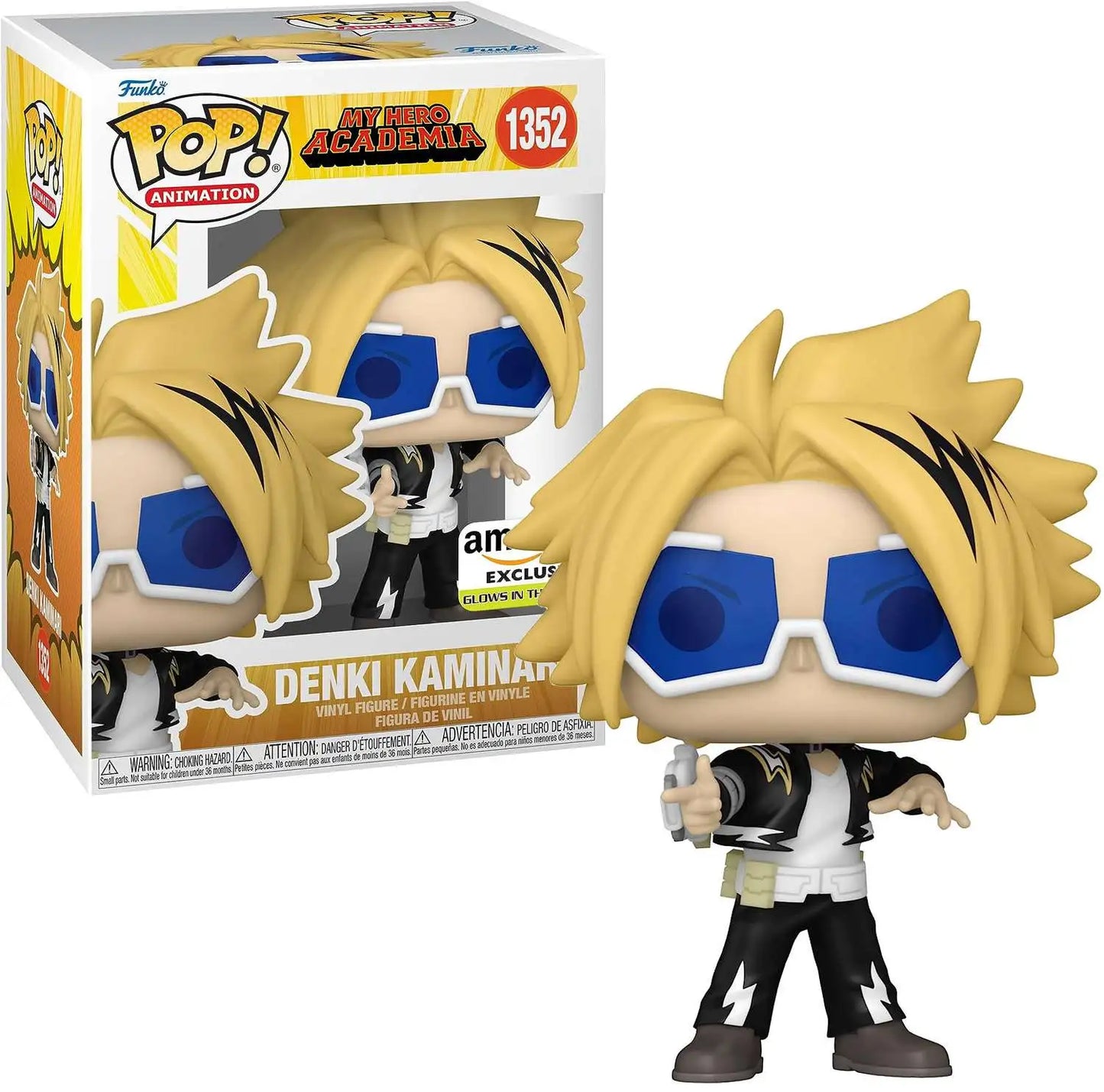 Funko Pop! Denki Kaminari (Glow) – My Hero Academia