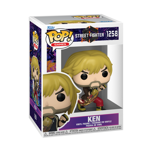 Funko Pop! Ken Street Fighter 1258 - image officielle Funko