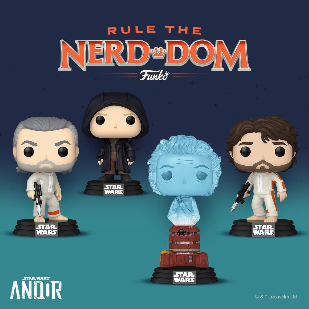 pop cassian andor with blaster