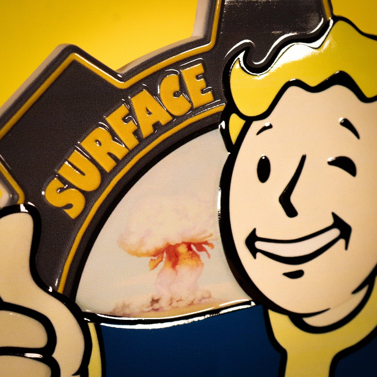 Plaque résine Fallout - Vault Boy