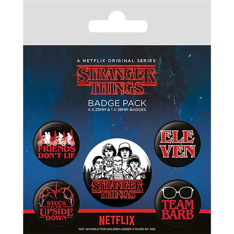 Badges Stranger Things - karakterer