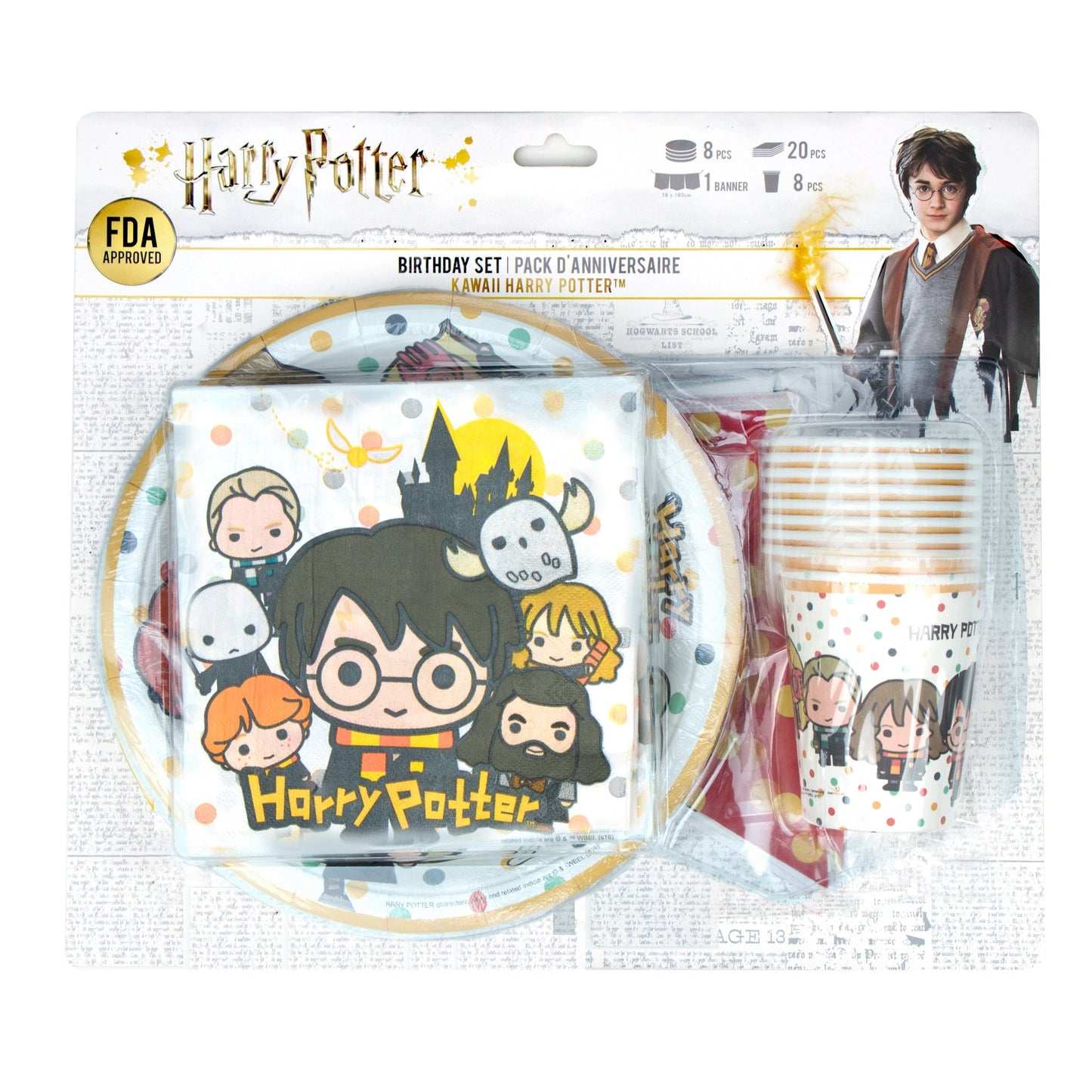 *Pack d'anniversaire Harry Potter Personnages