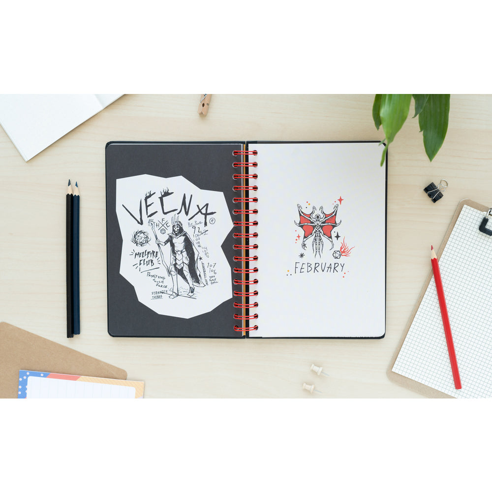 Diary 2023/2024 Stranger Things - Hellfire Club