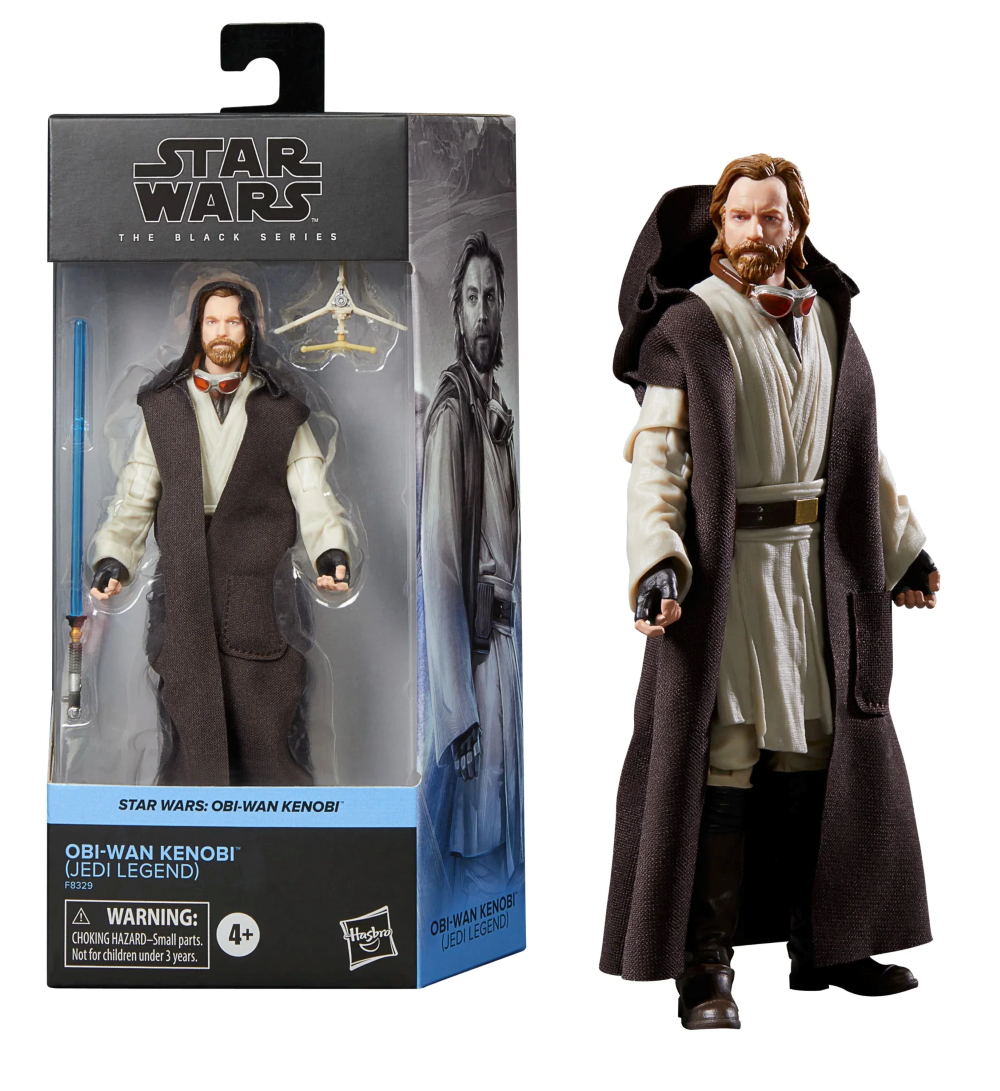 Figurine Obi-Wan Kenobi Légende Jedi – Star Wars The Black Series, 15 cm