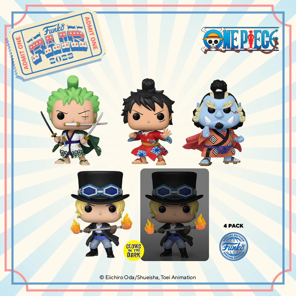 Pop! One Piece 4-Pack