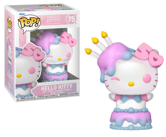 pop hello kitty in cake 50th anniversary 75