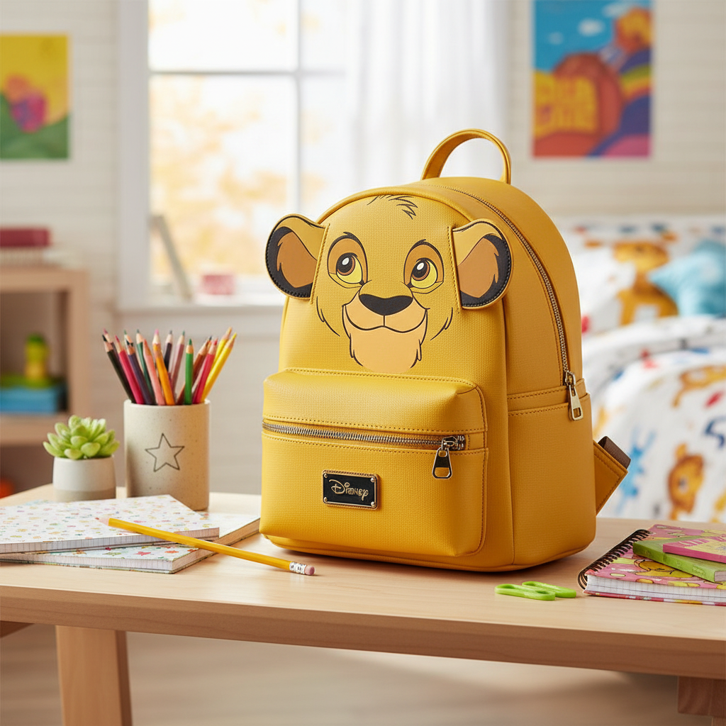 Sac à Dos Heady Disney Le Roi Lion « Face » – Jaune