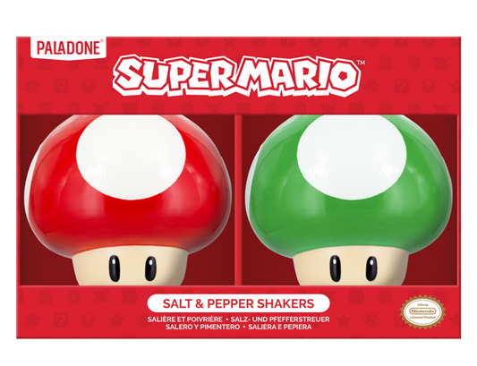 Sel et Poivre Super Mario - Champignons - PRECOMMANDE*