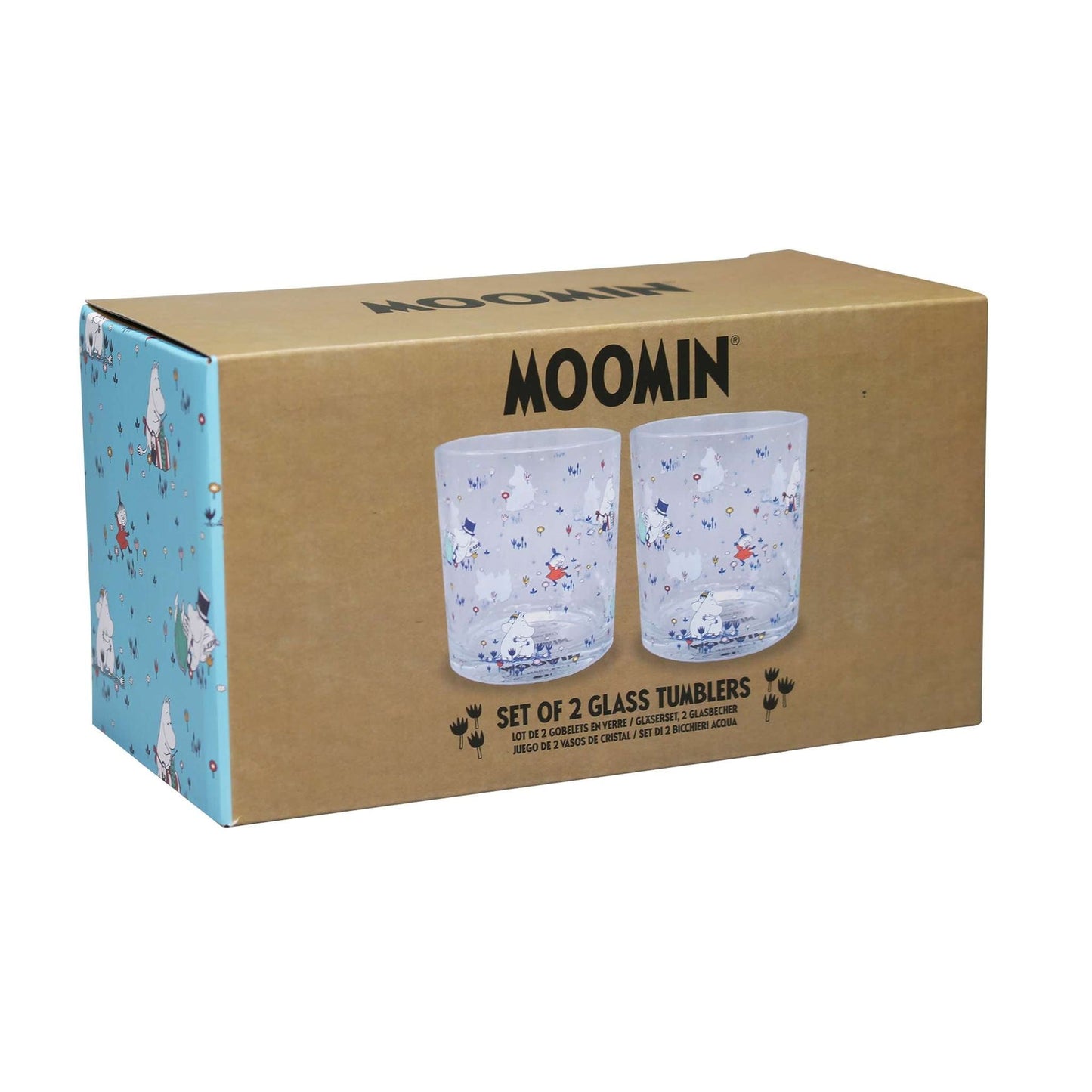 Lot de 2 verres Moomin 300 ml