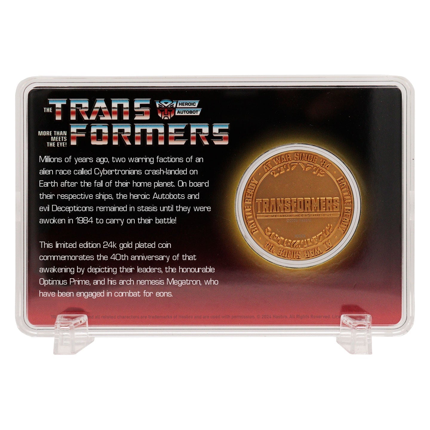 Pièce collector Transformers - 40th Anniversary 24K Gold PlatedPPièce collector Transformers - 40th Anniversary 24K Gold PlatediPièce collector Transformers - 40th Anniversary 24K Gold PlatedèPièce collector Transformers - 40th Anniversary 24K Gold PlatedcPièce collector Transformers - 40th Anniversary 24K Gold PlatedePièce collector Transformers - 40th Anniversary 24K Gold Plated Pièce collector Transformers - 40th Anniversary 24K Gold PlatedcPièce collector Transformers - 40th Anniversary 24K Gold Platedo