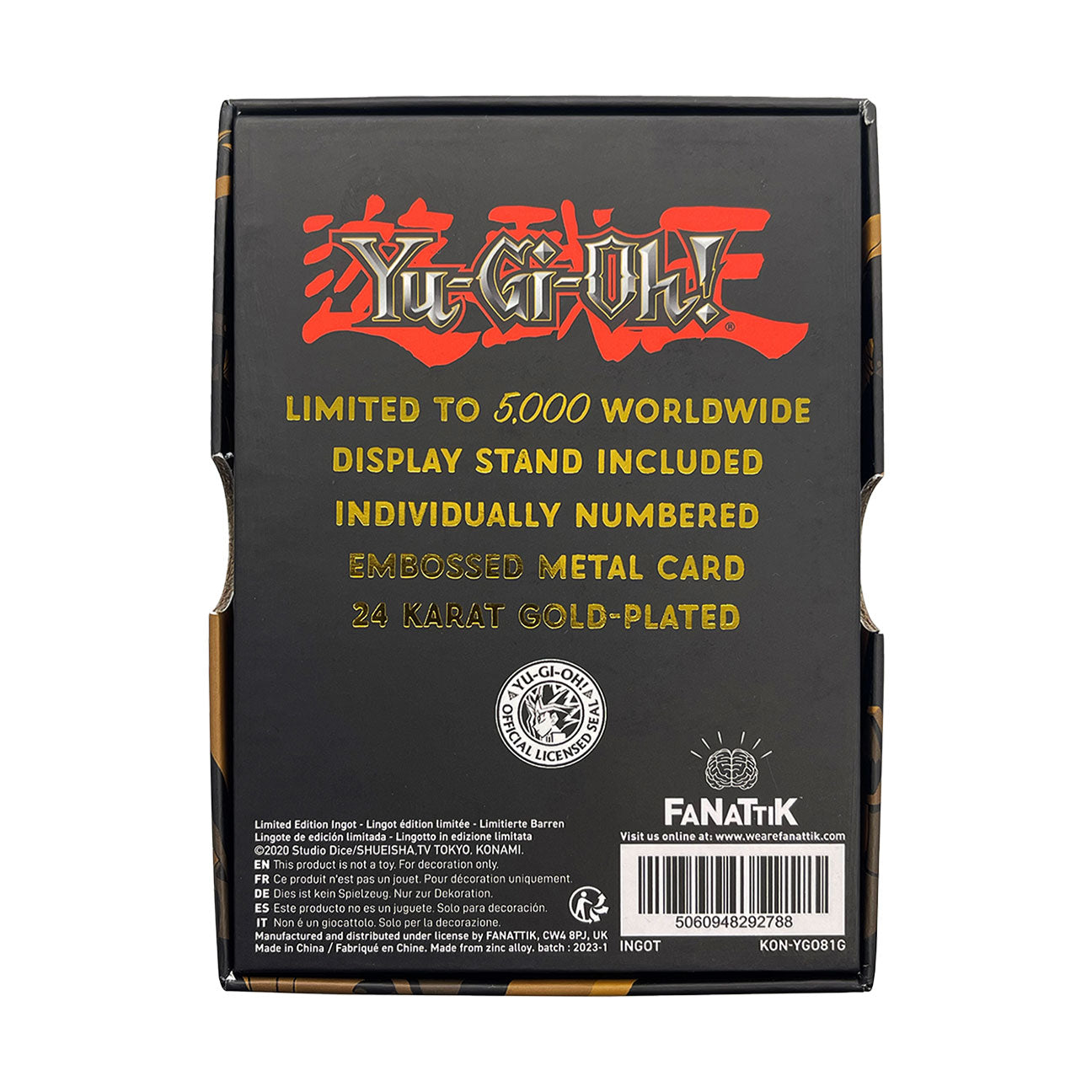 Carte métal collector Yu-Gi-Oh! - 24K Gold Plated Silent SwordsmanLCarte métal collector Yu-Gi-Oh! - 24K Gold Plated Silent SwordsmaniCarte métal collector Yu-Gi-Oh! - 24K Gold Plated Silent SwordsmannCarte métal collector Yu-Gi-Oh! - 24K Gold Plated Silent SwordsmangCarte métal collector Yu-Gi-Oh! - 24K Gold Plated Silent SwordsmanoCarte métal collector Yu-Gi-Oh! - 24K Gold Plated Silent SwordsmantCarte métal collector Yu-Gi-Oh! - 24K Gold Plated Silent Swordsman Carte métal collector Yu-Gi-Oh! - 24K Gold