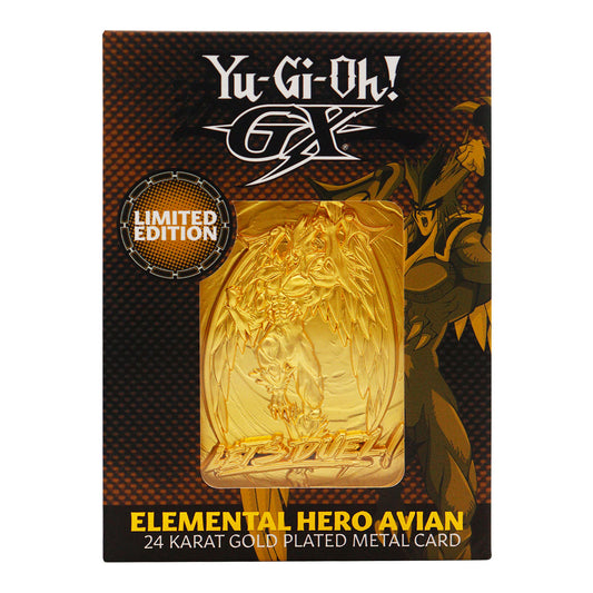 Lingot plaqué or collector Yu-Gi-Oh! - GX Elemental Hero Avian 24KLLingot plaqué or collector Yu-Gi-Oh! - GX Elemental Hero Avian 24KiLingot plaqué or collector Yu-Gi-Oh! - GX Elemental Hero Avian 24KnLingot plaqué or collector Yu-Gi-Oh! - GX Elemental Hero Avian 24KgLingot plaqué or collector Yu-Gi-Oh! - GX Elemental Hero Avian 24KoLingot plaqué or collector Yu-Gi-Oh! - GX Elemental Hero Avian 24KtLingot plaqué or collector Yu-Gi-Oh! - GX Elemental Hero Avian 24K Lingot plaqué or collector Yu-Gi-Oh! - GX E