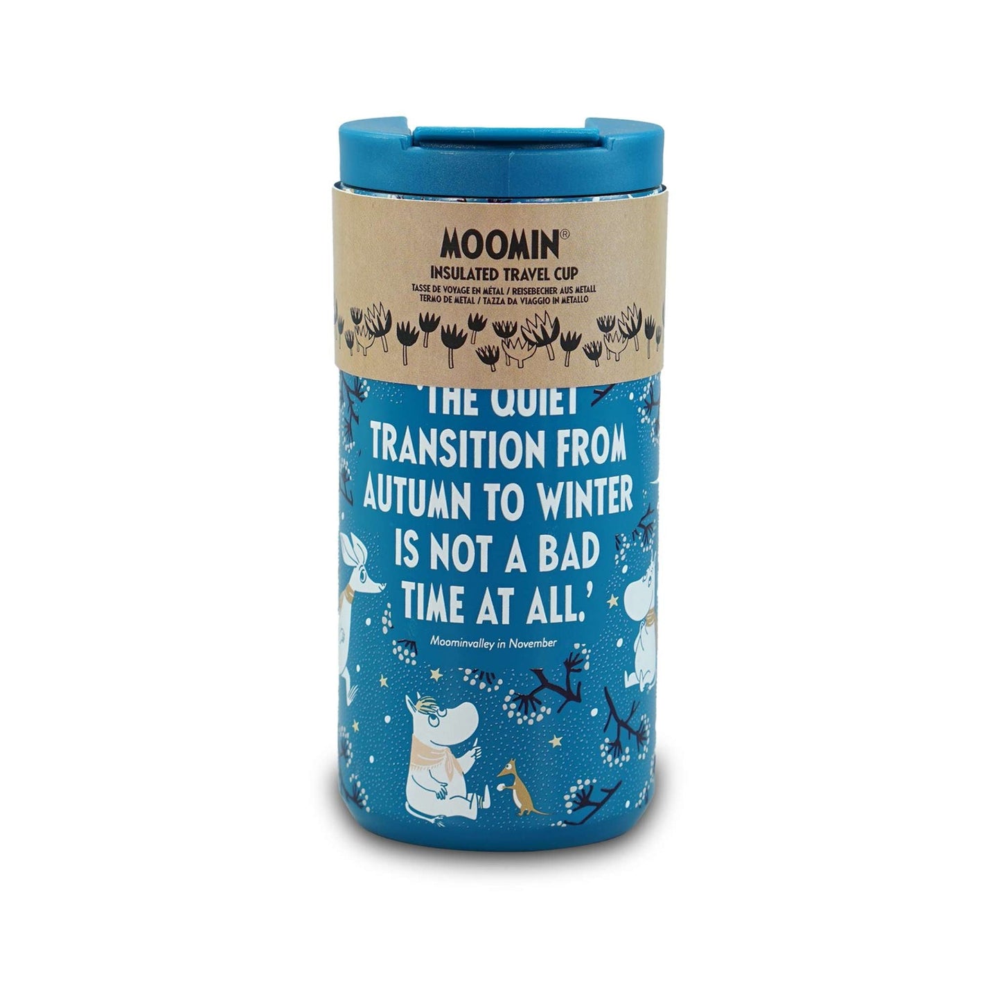 Mug de voyage métal Moomin - First Snow 350 ml
