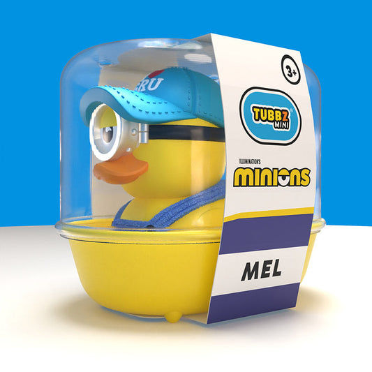 Canard TUBBZ Les Minions – Mel (édition Mini) – boîte de présentation