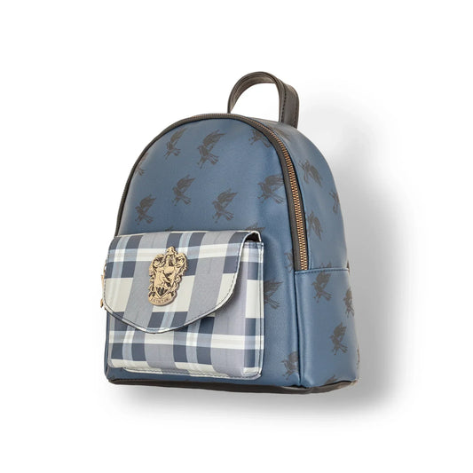 Mini sac à dos Harry Potter Serdaigle à carreaux premium