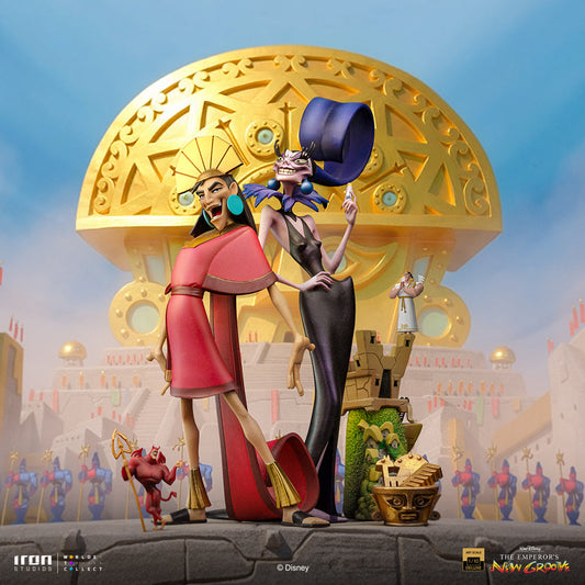 Statue Kuzco und Yzma - Ein Königreich für ein Lama - Deluxe Art Scale 1/10 - Disney