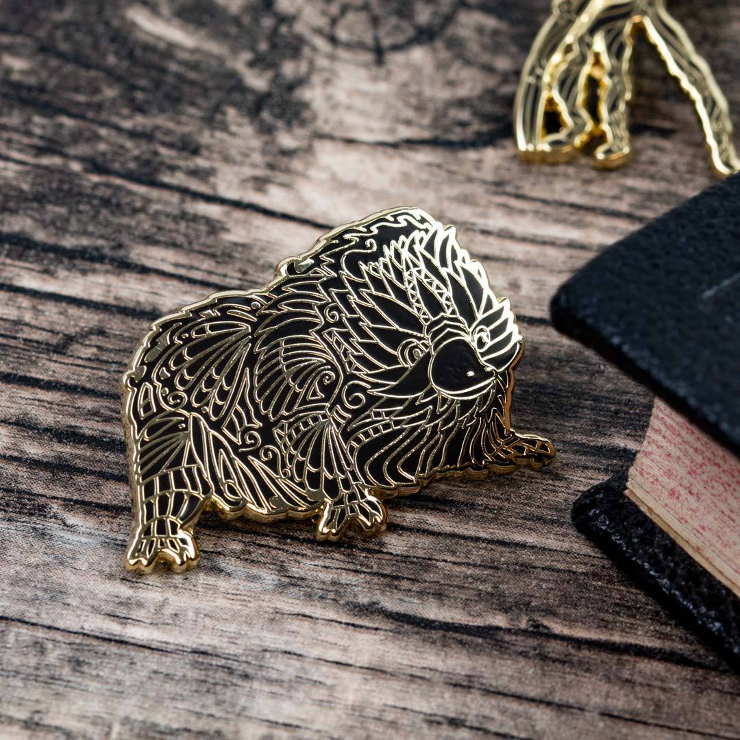 Pin's Animaux fantastiques Bébé Niffler & Botruc – Pin Kings Numskull