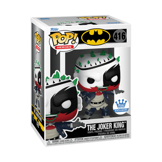dc comics funko pop heroes the joker king exclusive