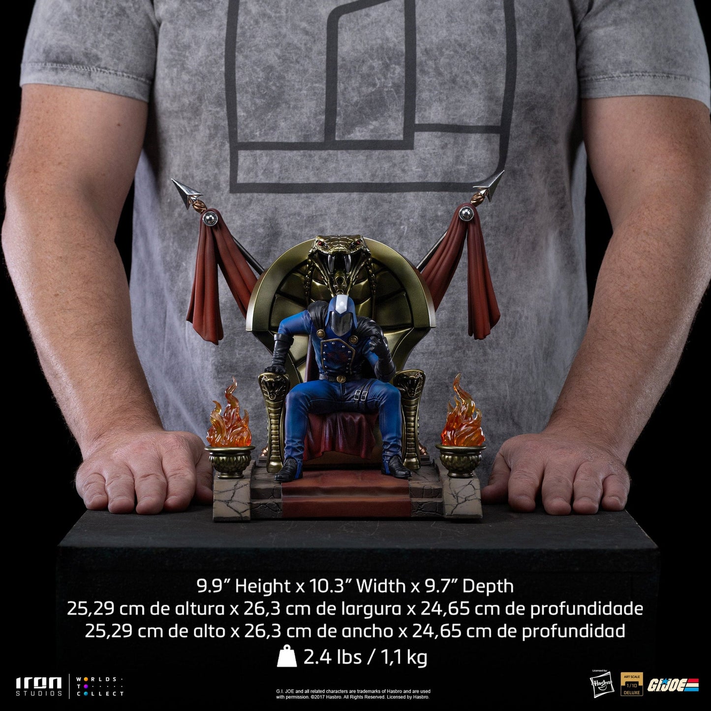 Statue Statue Cobra Commander - G.I Joe - Art Scale 1/10 - G I Joe