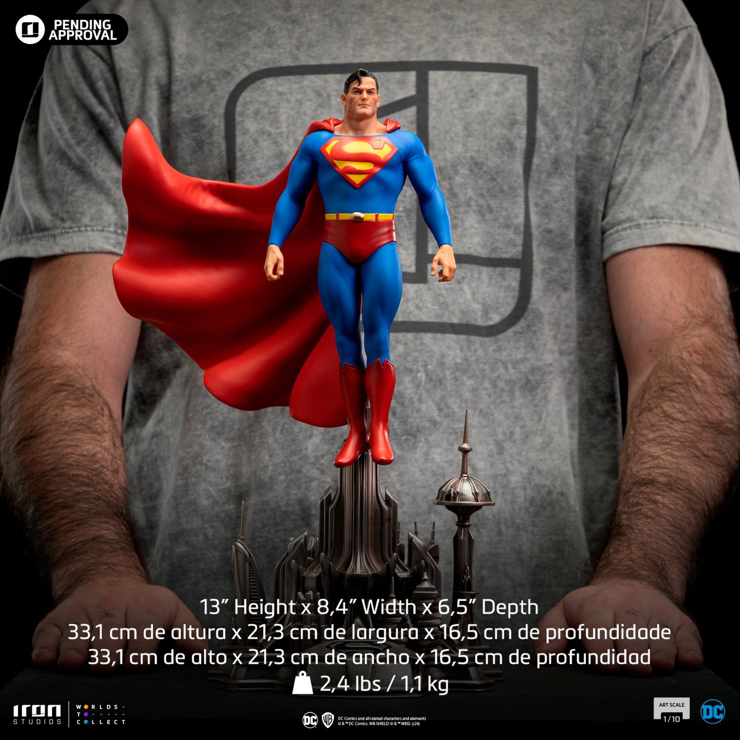 Superman-Statue (2024 Event Exclusive) – DC Comics – Art Scale 1/10