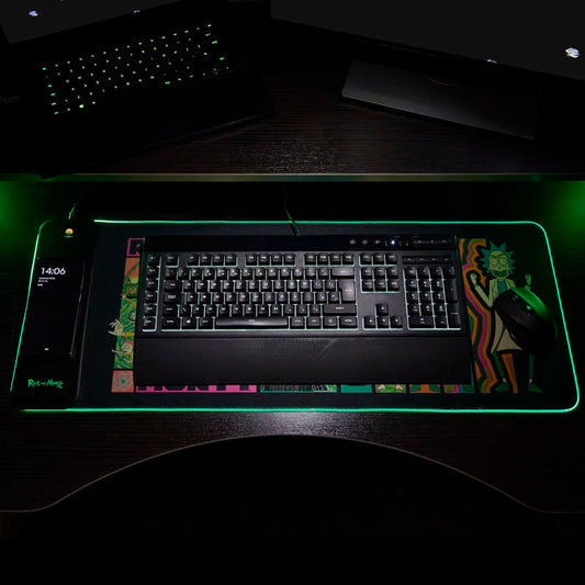 Tapis de Jeu Géant avec Chargeur pour Téléphone - Rick et Morty