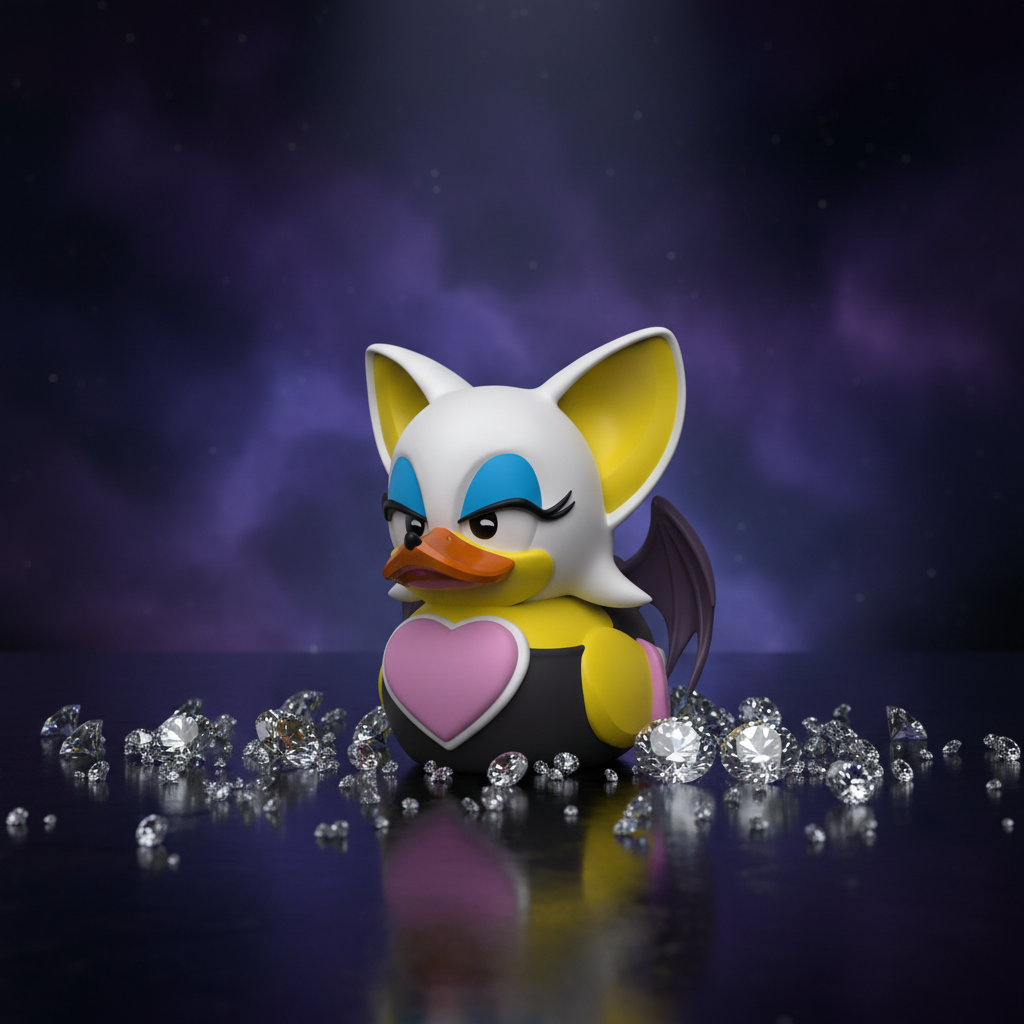 Canard Sonic le Hérisson: Rouge the Bat TUBBZ (First Edition) - vue 8