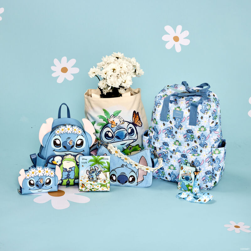 Lilo & Stitch Mini Backpack - Stitch Springtime Daisy